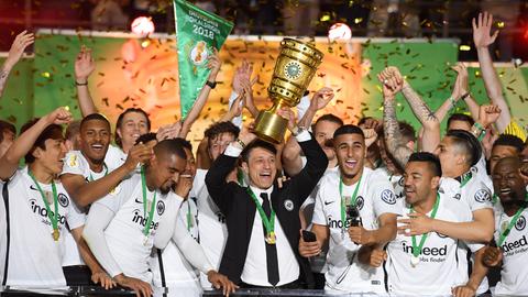 Impressionen vom Pokalsieg der Eintracht