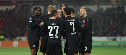 Eintracht Frankfurt Jubel Helsinki