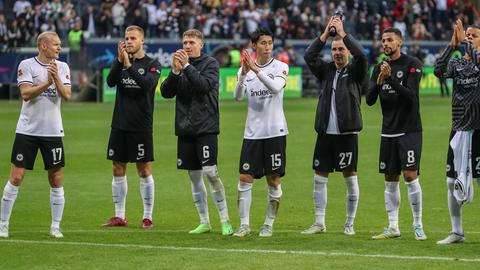 Die Mittelfeldspieler Sebastian Rode, Daichi Kamada, Mario Götze und Djibril Sow glänzen bei der Eintracht.
