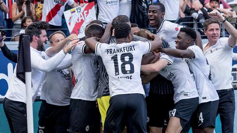 Eintracht Frankfurt Jubel SC Freiburg