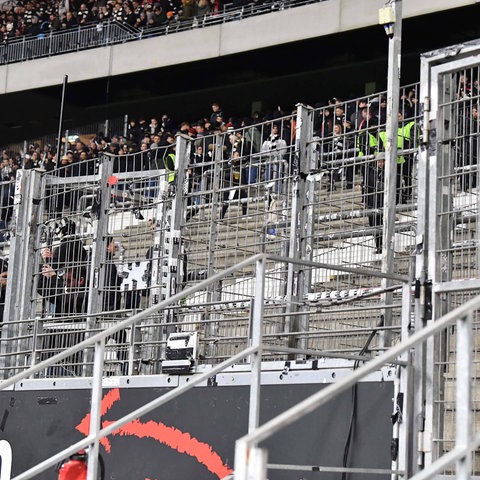 Eintracht Frankfurt VfB Stuttgart Fans Kurve