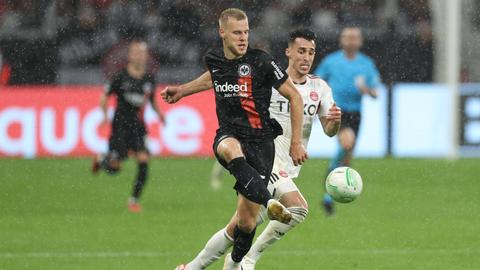 Hrvoje Smolcic im Spiel gegen Aberdeen. 