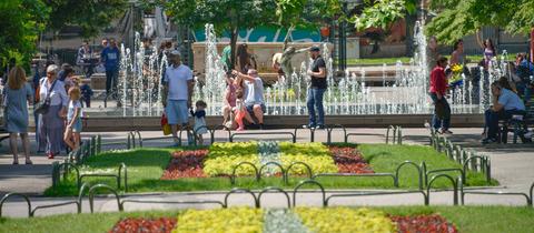 Der Stadtpark in Sofia