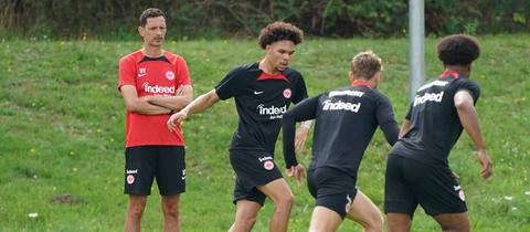 Dino Toppmöller beim Training seines Teams