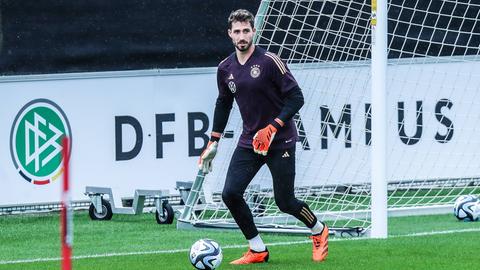 Kevin Trapp beim Training der Nationalmannschaft