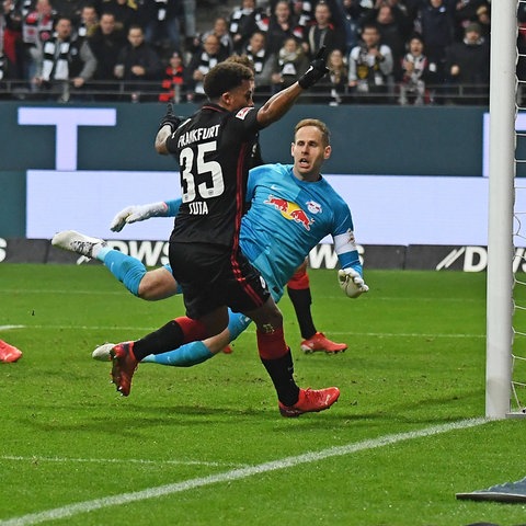 Tuta durfte seinen ersten Bundesligatreffer feiern.