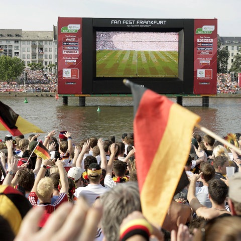 Public Viewing in Frankfurt bei der WM 2006