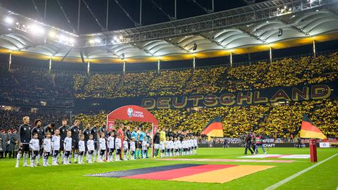 Deutschland-Fans in Frankfurt