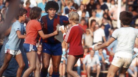 Diego Maradona in Meppen