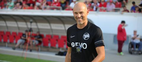 OFC-Trainer Alexander Schmidt am Bieberer Berg