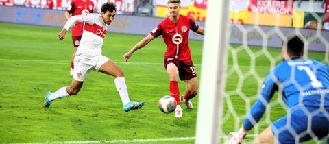 Kickers Offenbach gegen VfB Stuttgart II