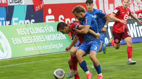 Kickers Offenbach kommt gegen kampfstarke Stuttgarter Kickers nicht zum Sieg.