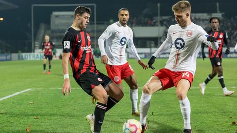 Eintracht U21 und Kickers Offenbach teilen die Punkte.