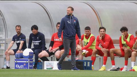 TSV-Trainer Pascal Bieler in Stuttgart