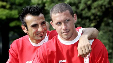 Gute Freunde: Suat Türker (li.) und Sean Dundee 2006 beim OFC