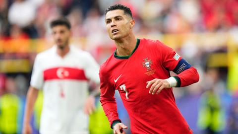 Cristiano Ronaldo jubelt gegen die Türkei