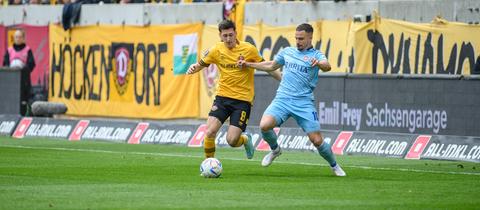 SV Wehen Wiesbaden bei Dynamo Dresden