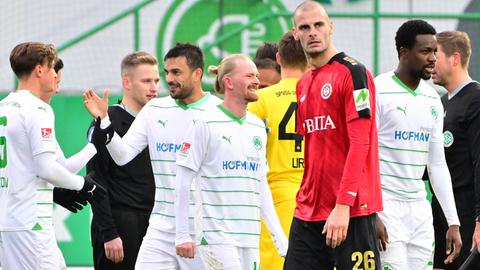 Jubel bei Greuther Fürth gegen Wehen