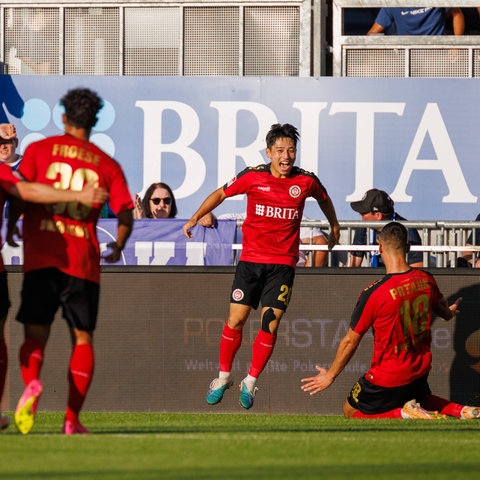 Hyunju Lee traf gegen Karlsruhe zum 1:0.