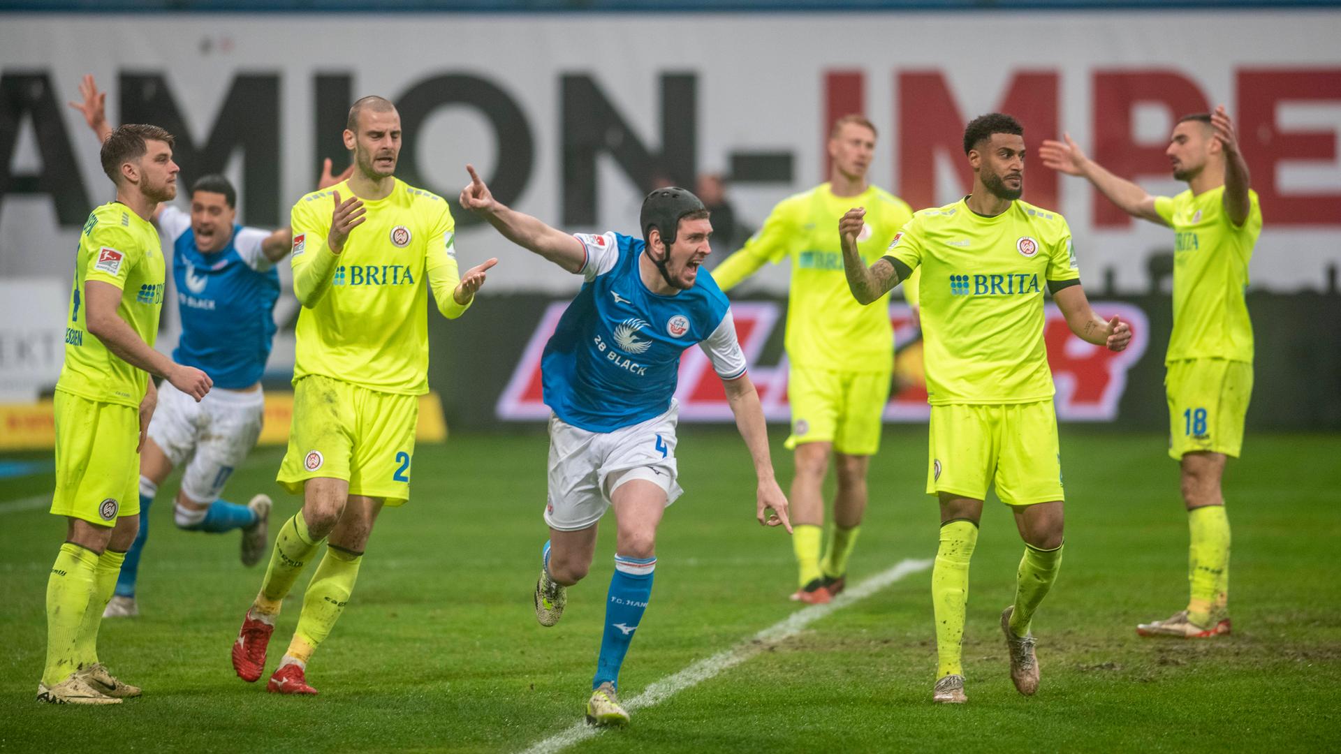 Pleite in Rostock: SV Wehen Wiesbaden immer tiefer im Abstiegssumpf