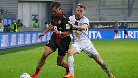 Thijmen Goppel im Spiel des SVWW gegen Elversberg