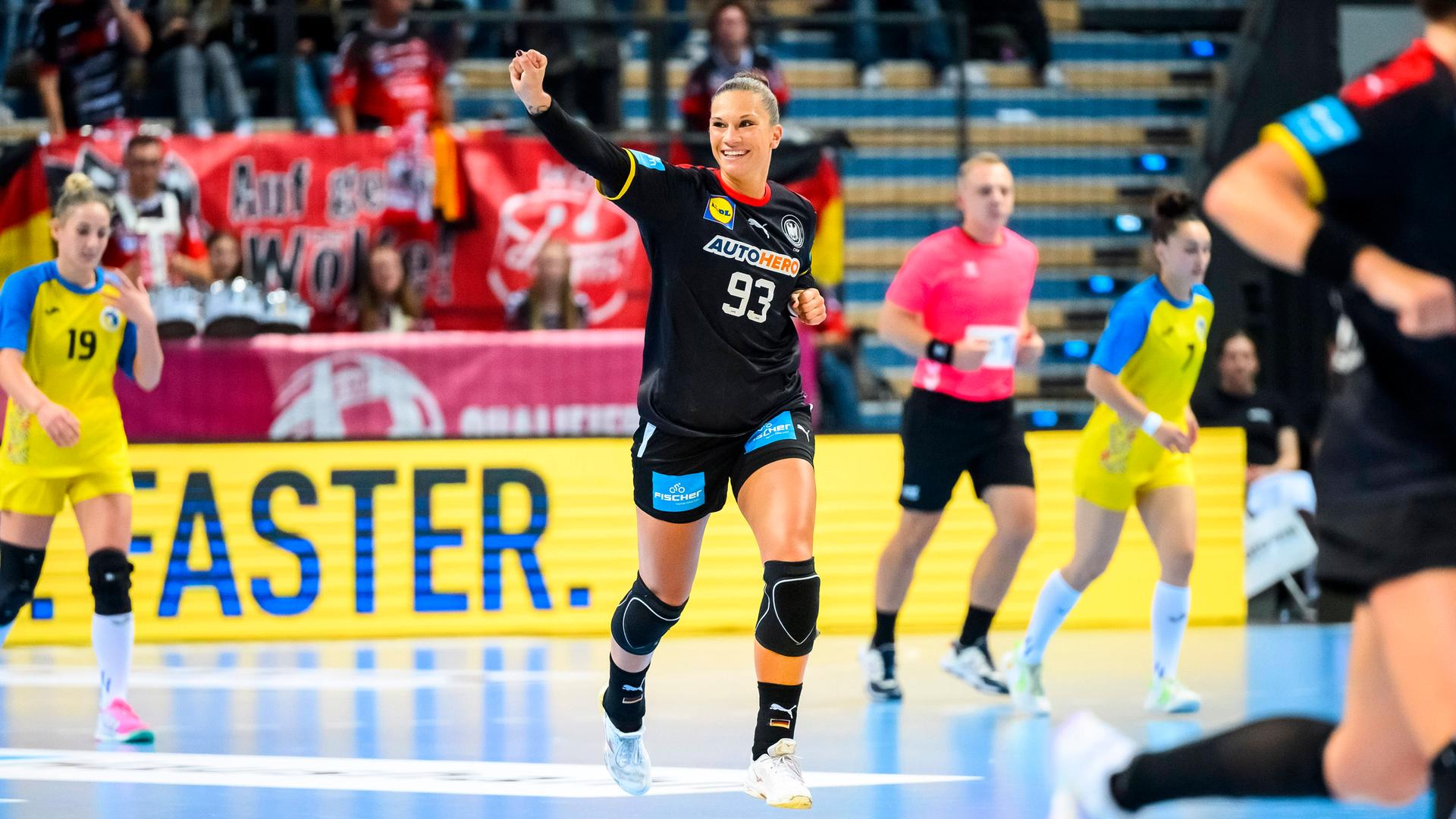 EM-Qualifikation Deutschlands Handball-Frauen mit Auftaktsieg in Wetzlar hessenschau.de Handball