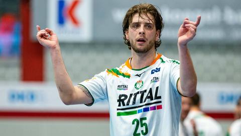 Olle Forsell Schefvert im Trikot der HSG Wetzlar