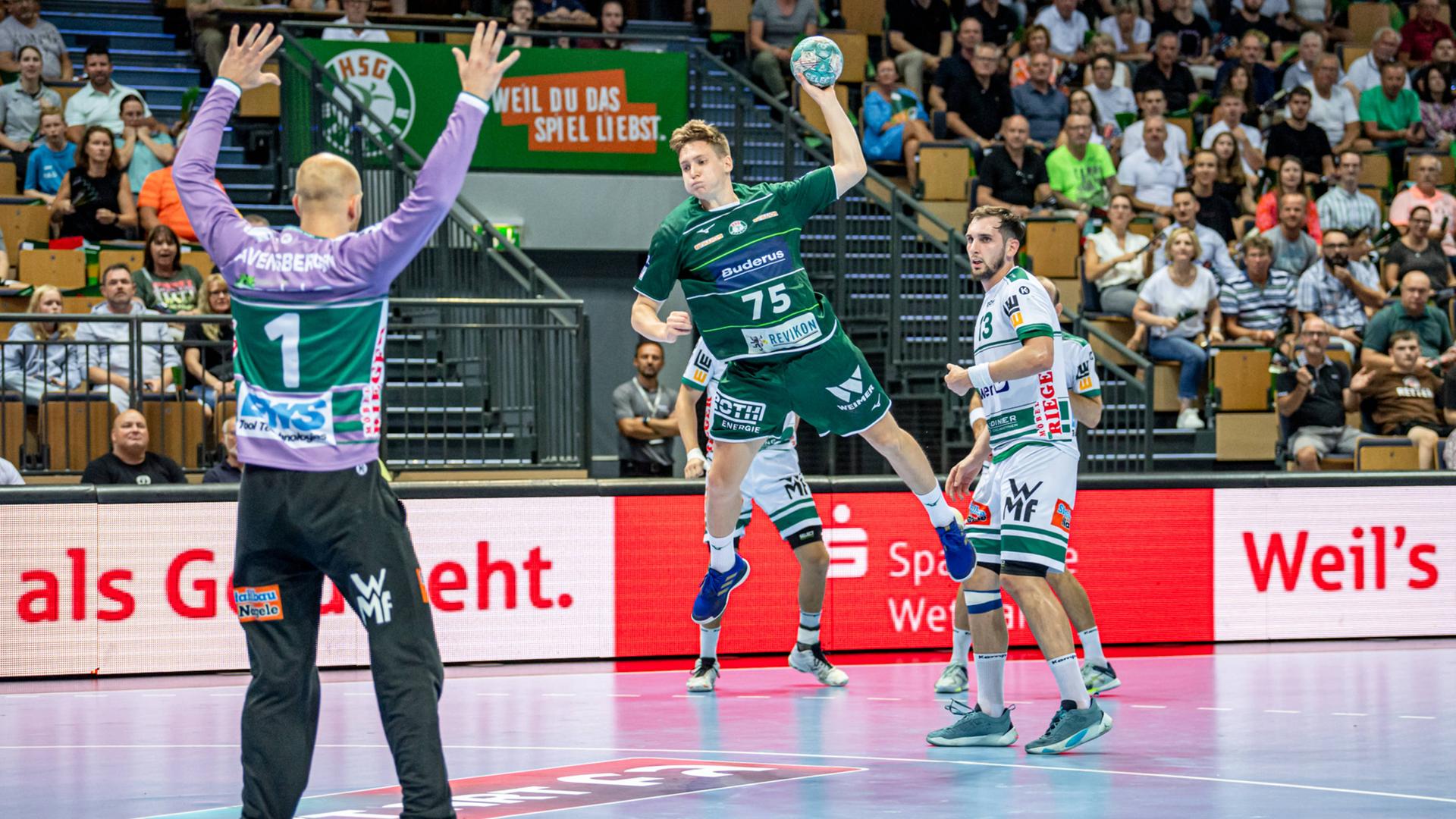 Handball-Bundesliga HSG Wetzlar feiert gegen Göppingen ersten Saisonsieg hessenschau.de HSG Wetzlar