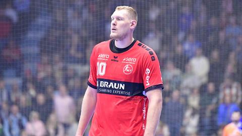 Dainis Kristopans von der MT Melsungen schaut enttäuscht