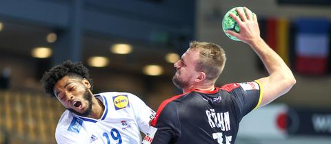 Julius Kühn im Test-Länderspiel gegen Frankreich