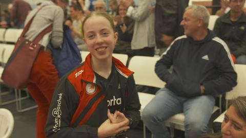 Josi Neumann bei ihrer Premiere.