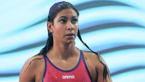 Anna Elendt bei der Schwimm-WM.