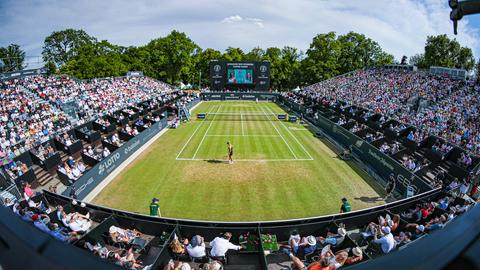 Das Tennis-Turnier in Bad Homburg erfreut sich großer Beliebtheit bei Spielerinnen und Fans. 