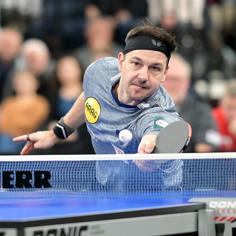 Timo Boll an der Platte