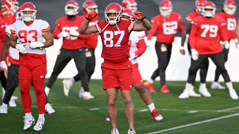 Die Kansas City Chiefs trainieren auf dem DFB-Campus in Frankfurt