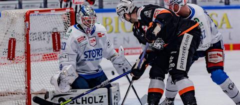 Die Löwen Frankfurt zeigen auch gegen die Schwenninger Wild Wings Nehmerqualitäten.