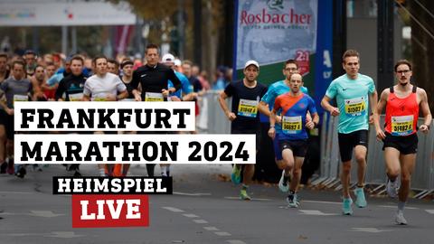 Läufer beim Frankfurt Marathon