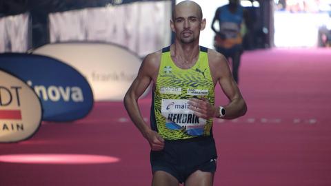 Hendrik Pfeiffer beim Marathon