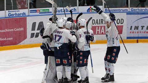 Jubel bei den Kassel Huskies