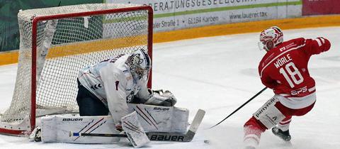 Kassel Huskies gegen den EC Bad Nauheim