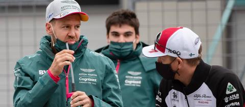 Sebastian Vettel und Kimi Räikkönen