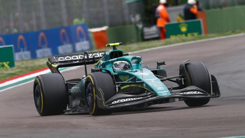 Sebastian Vettel in Imola