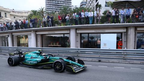 Sebastian Vettel im Aston Martin