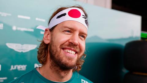 Sebastian Vettel in Japan