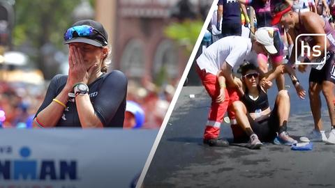 Sarah True beim Ironman Frankfurt 2023 und 2019