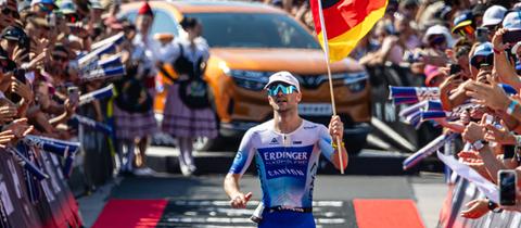 Patrick Lange bei der Ironman-WM in Nizza