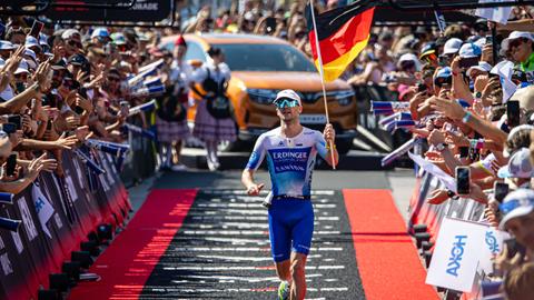 Patrick Lange bei der Ironman-WM in Nizza