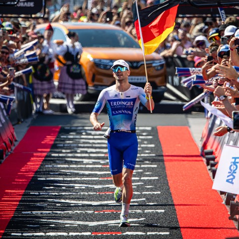 Patrick Lange bei der Ironman-WM in Nizza