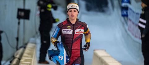Kim Kalicki wurde Zweite in Sigulda.