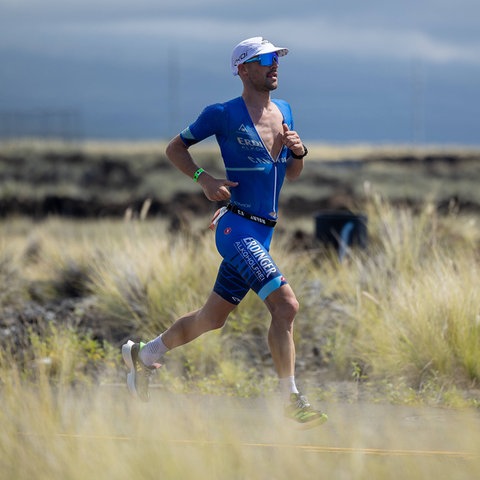 Patrick Lange beim Marathon auf Hawaii 2022